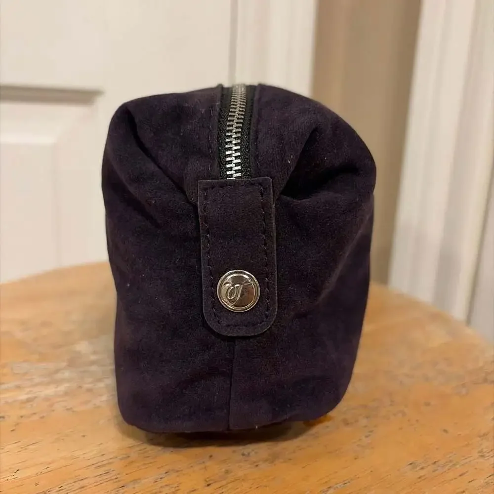 Temperley London British Airways First Class Suede Toiletry Cosmetic Wash Bag
